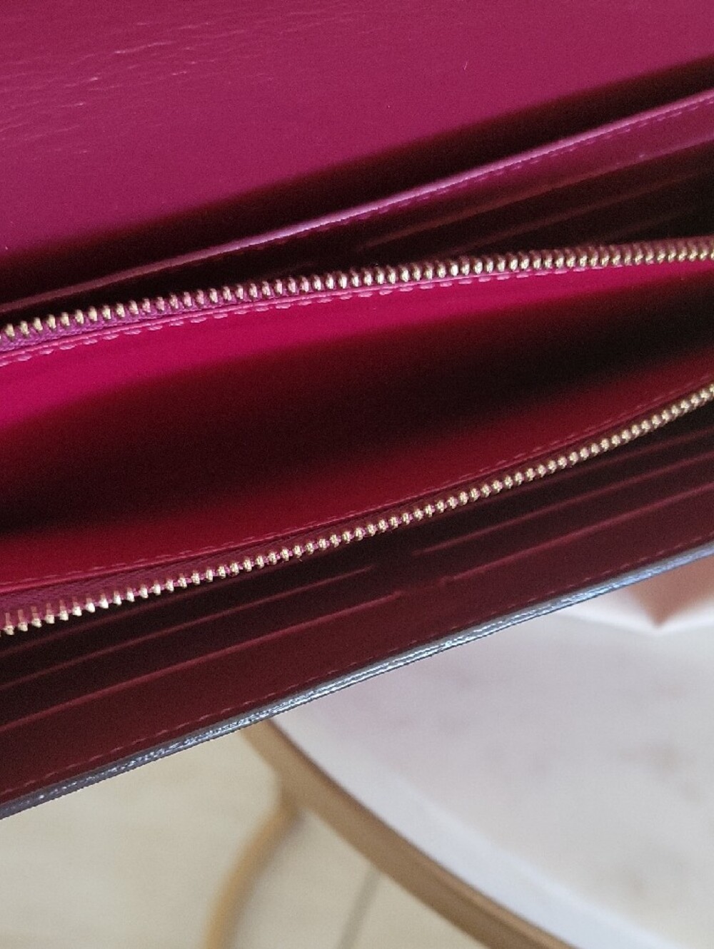 Louis Vuitton Vernis Patent Leather Wallet in Bordeaux - Picture 7 of 12